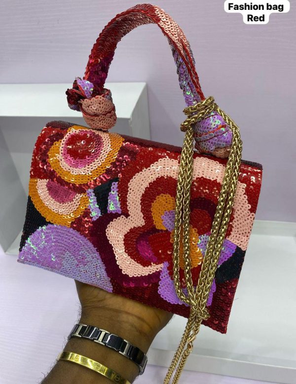 DAZZLING SEQUIN FLORAL HANDBAGS - Image 6
