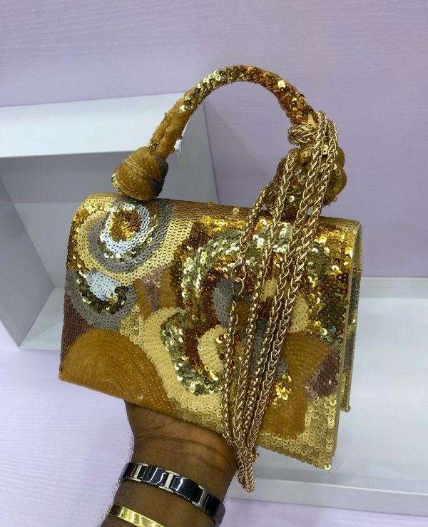 DAZZLING SEQUIN FLORAL HANDBAGS - Image 10