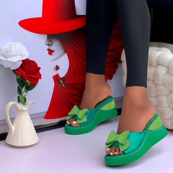 BOLD DETAILED WEDGE SLIPPERS - Image 6
