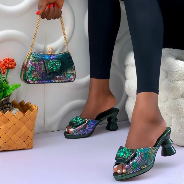 BLOCK HEELS SLIPPERS AND BAGS - Image 5