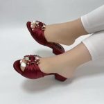 LUXURY SATIN CRYSTAL EMBELLISHED HEELS