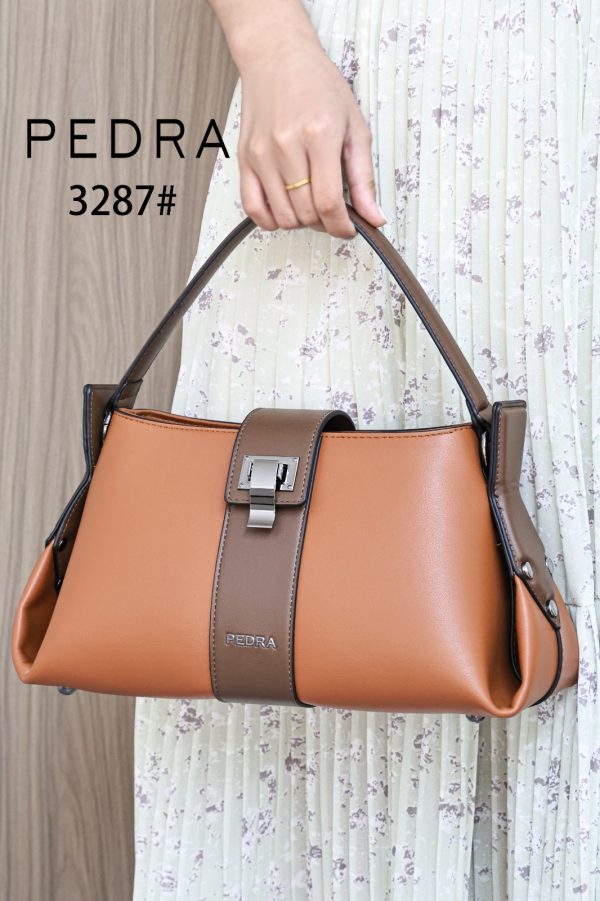 LUXE TWO TONE HANDBAGS - Image 9