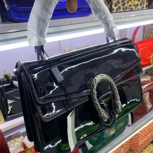GUCCI PATENT LEATHER HANDBAGS - Image 5