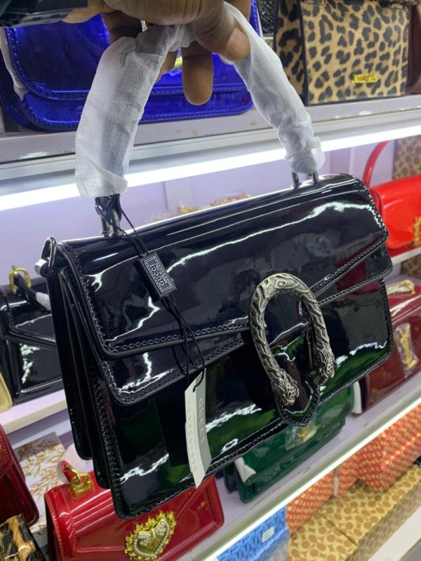 GUCCI PATENT LEATHER HANDBAGS - Image 5