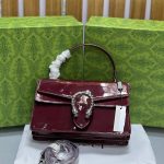 GUCCI PATENT LEATHER HANDBAGS