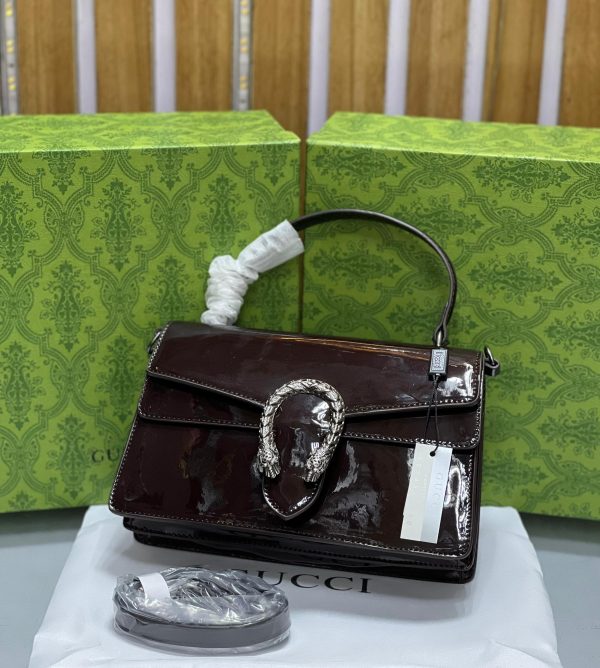 GUCCI PATENT LEATHER HANDBAGS - Image 4