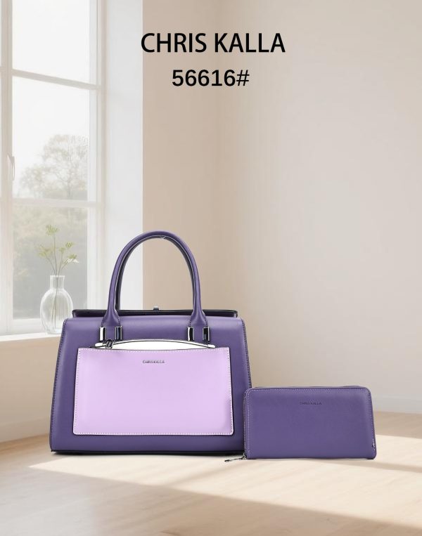 MULTI TONE DESIGNER HANDBAGS - Image 2