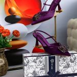 CRYSTAL EMBELLISHED SLINGBACK HEELS