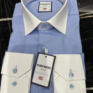 COLORED PLAIN OFFICE SHIRT - Image 11