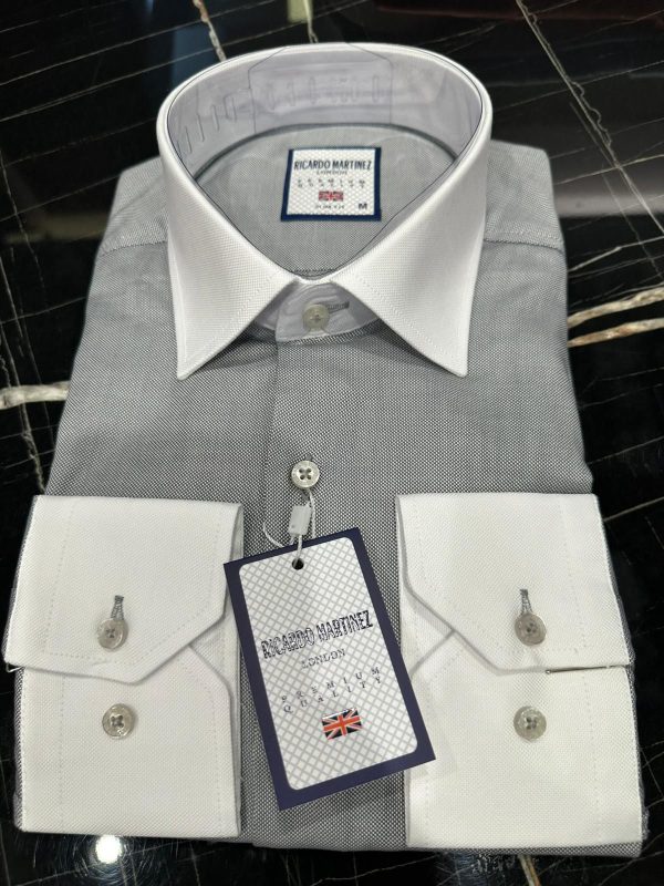 COLORED PLAIN OFFICE SHIRT - Image 13