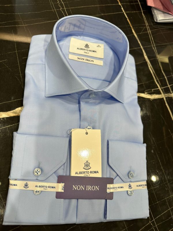 COLORED PLAIN OFFICE SHIRT - Image 16